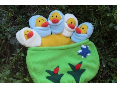 Glove Puppet Five Hatching Ducklings